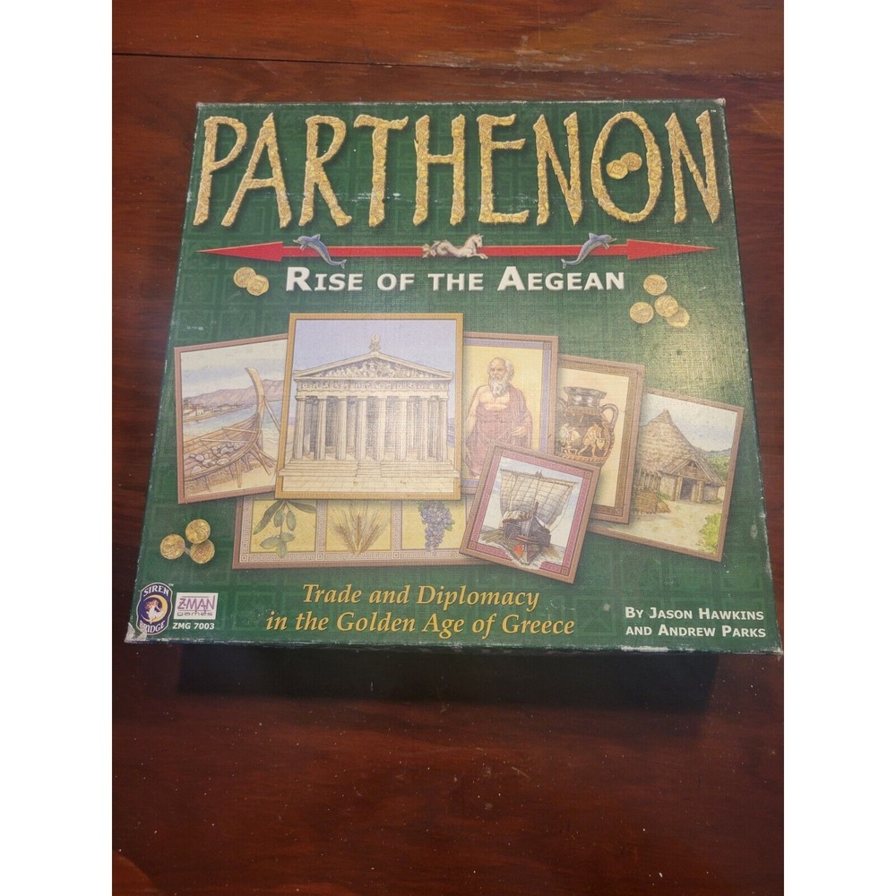 Parthenon: Rise of the Aegean (Board Game, 2005) Z-Man Jason Hawkins Complete